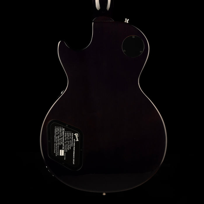 Pre Owned 2021 Gibson Les Paul Traditional Pro V Blueberry Burst With OHSC
