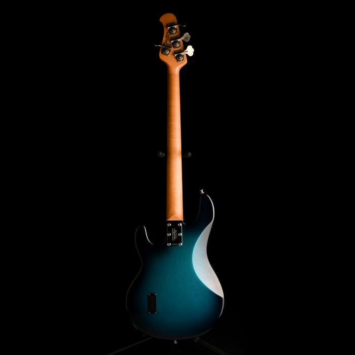 Used 2004 Ernie Ball Music Man Stingray 4 Tectonic Blue With OHSC