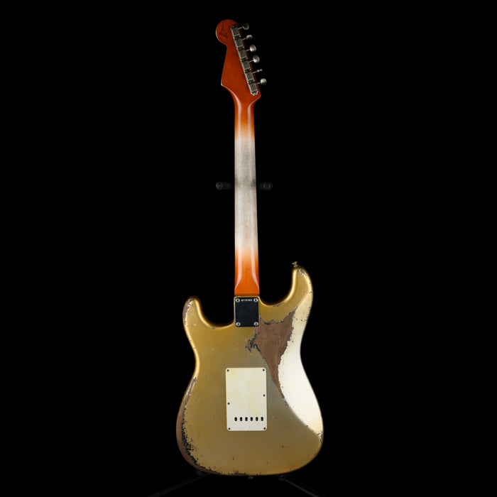 Fender Custom Shop Masterbuilt Levi Perry 1960 Stratocaster Heavy Relic Inca Silver over Black