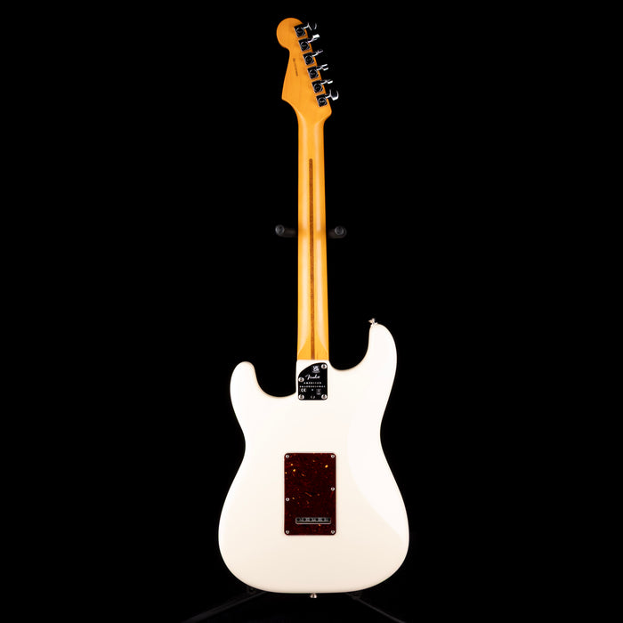 Pre Owned 2023 Fender American Professional II Stratocaster Olympic White With OHSC