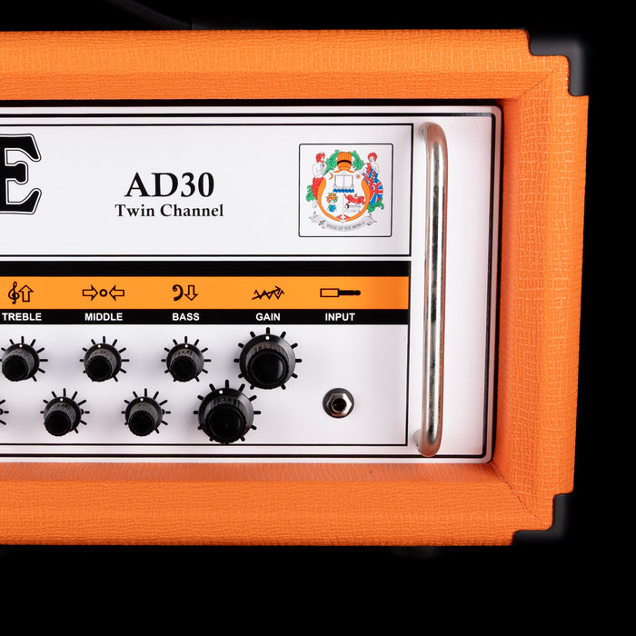Used Orange AD30THC Orange Tube Guitar Amp Head And 2x12" Vertical Guitar Amp Cabinet