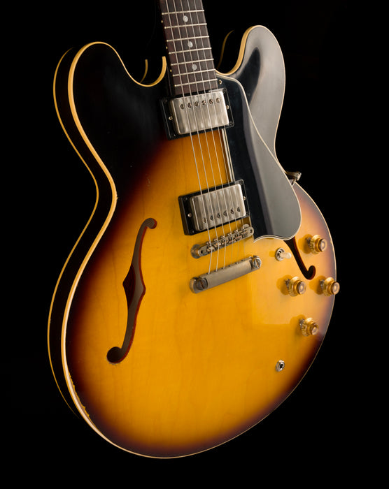 Gibson Custom Limited Edition 1958 ES-335 Murphy Lab Heavy Aged Faded Tobacco Burst With Case