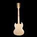 Pre Owned 2005 Gibson 1961 3-Pickup Les Paul Custom Classic White With OHSC