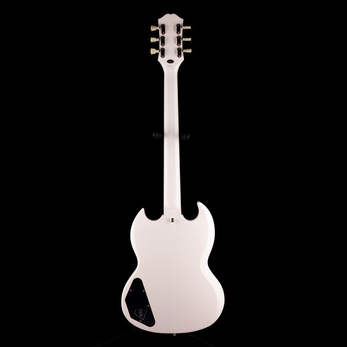Pre Owned Epiphone 1961 Les Paul SG Standard Aged Classic White With OHSC - 2