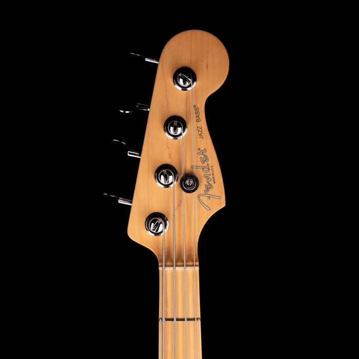 Pre-Owned 2002 Fender American Jazz Bass Sunset Orange Transparent With Gig Bag