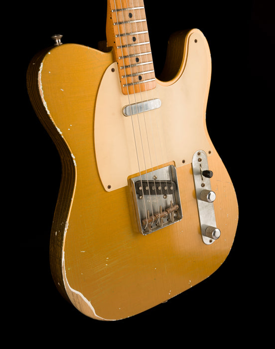 Pre Owned Partscaster with 2008 Fender Road Worn Neck Tele and MJT Gold Body
