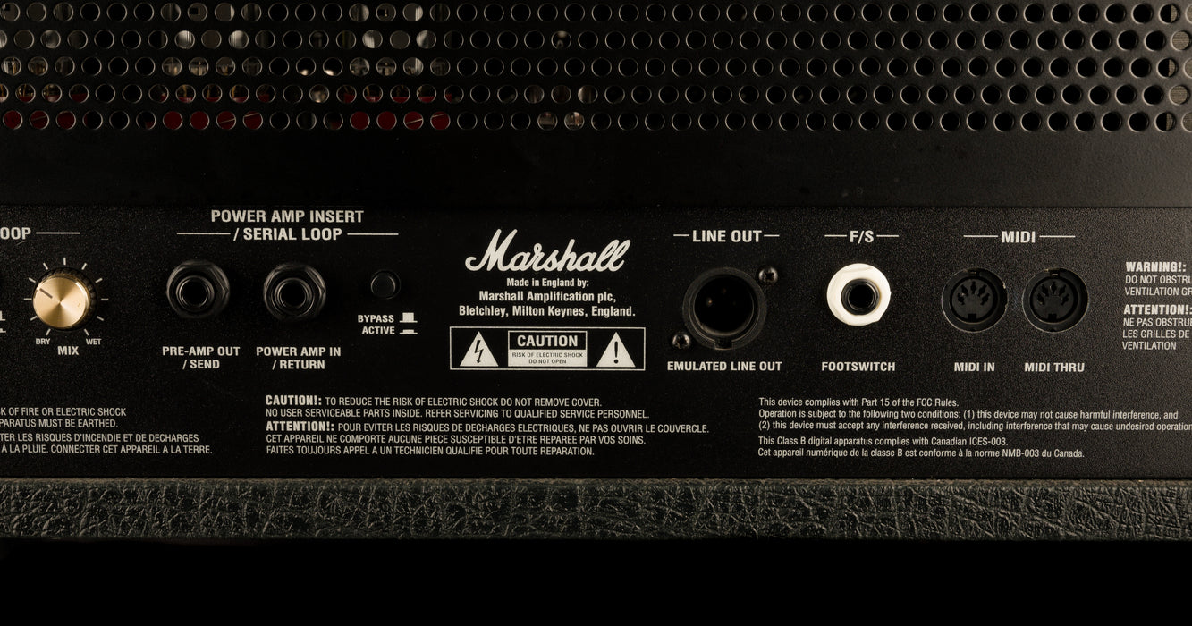 Pre Owned Marshall JVM210H Guitar Amp Head with Footswitch