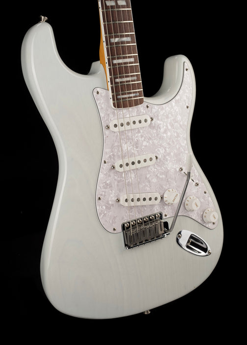 Used Fender Kenny Wayne Shepherd Stratocaster Transparent Faded Sonic Blue with OHSC