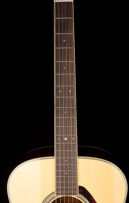 Used Yamaha LL6 ARE Original Jumbo Mahogany Natural Acoustic Electric Guitar With Gig Bag
