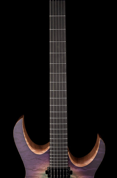 Mayones Duvell Elite 6 String 4A Quilt Maple Top Joker Burst Satine Finish