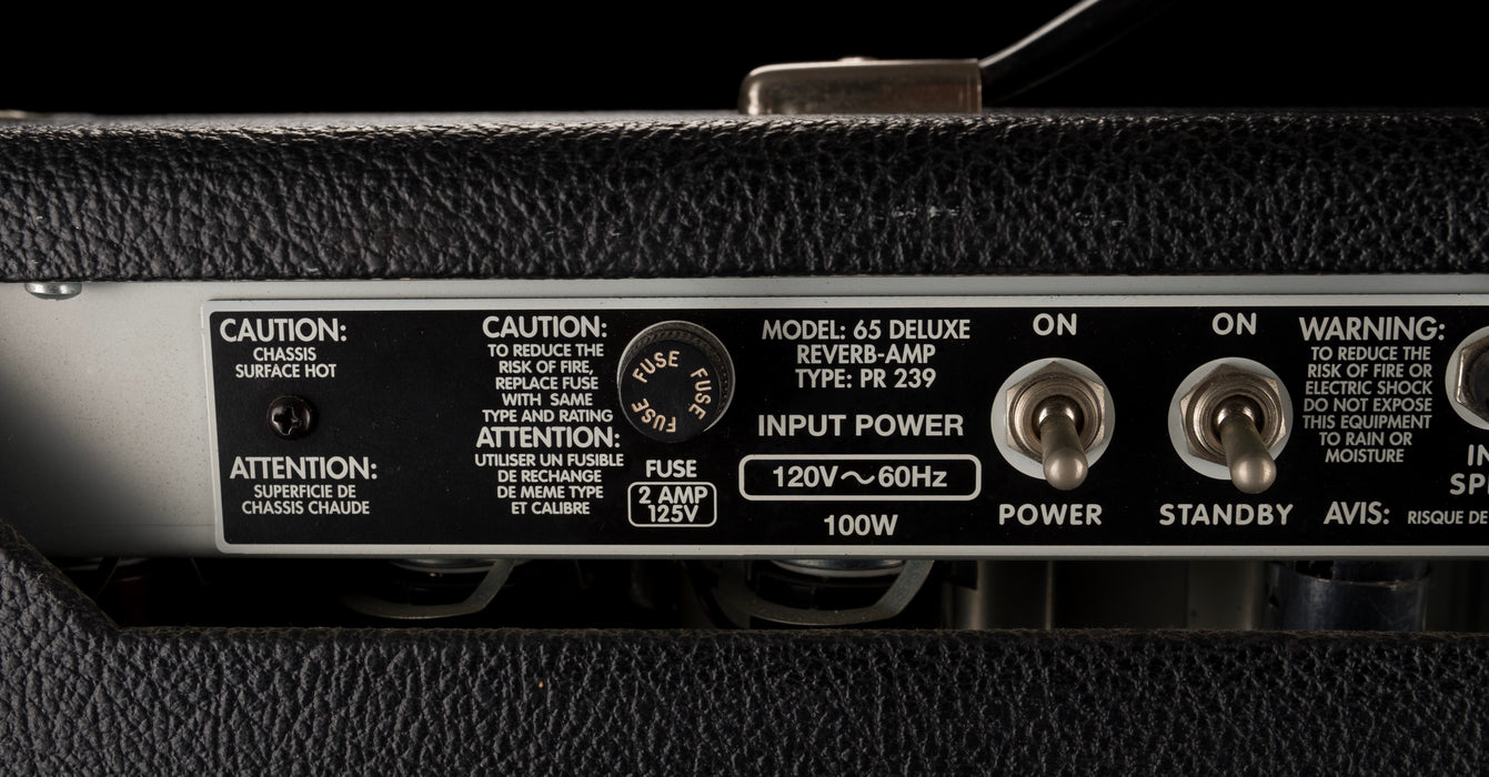 Used Fender '65 Deluxe Reverb Reissue Guitar Amp Combo