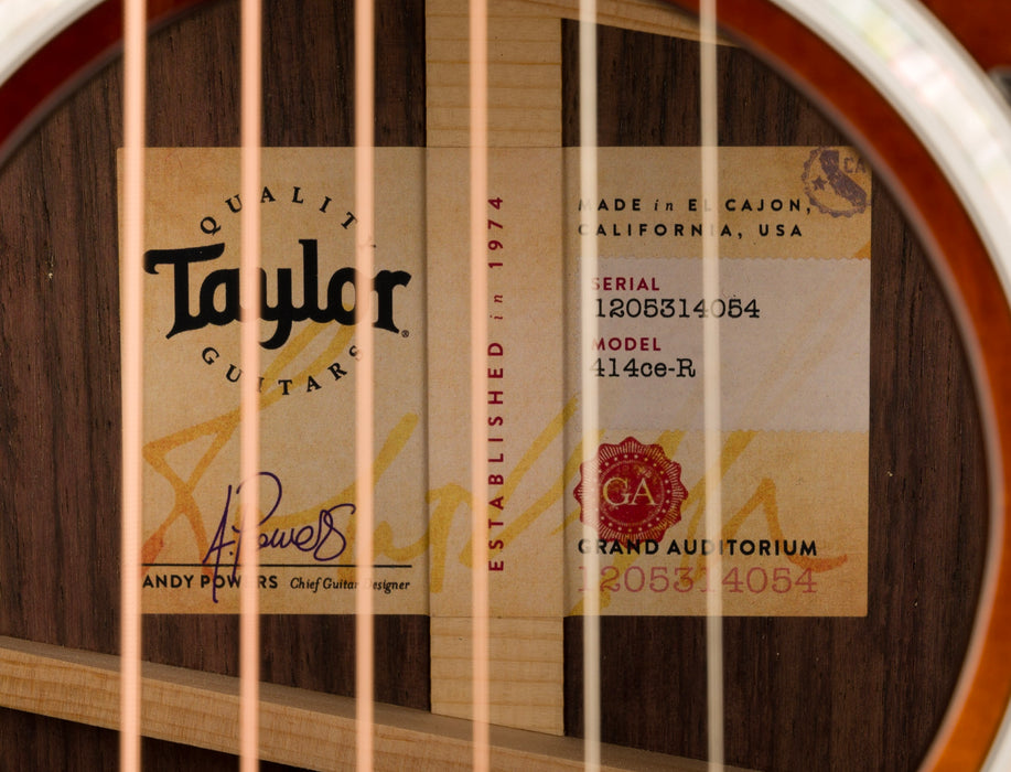 Taylor 414ce-R Acoustic Electric Guitar With Case