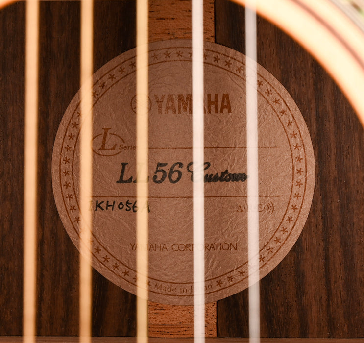 Pre Owned Yamaha LL56 ARE Jumbo Acoustic Electric Guitar With OHSC