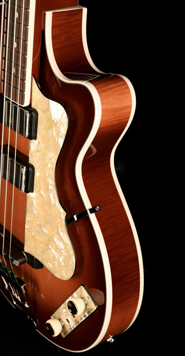 Hofner LTD Club Bass Dark Violin-Cavern Spacing with Vintage Case - H500/2-CV-O