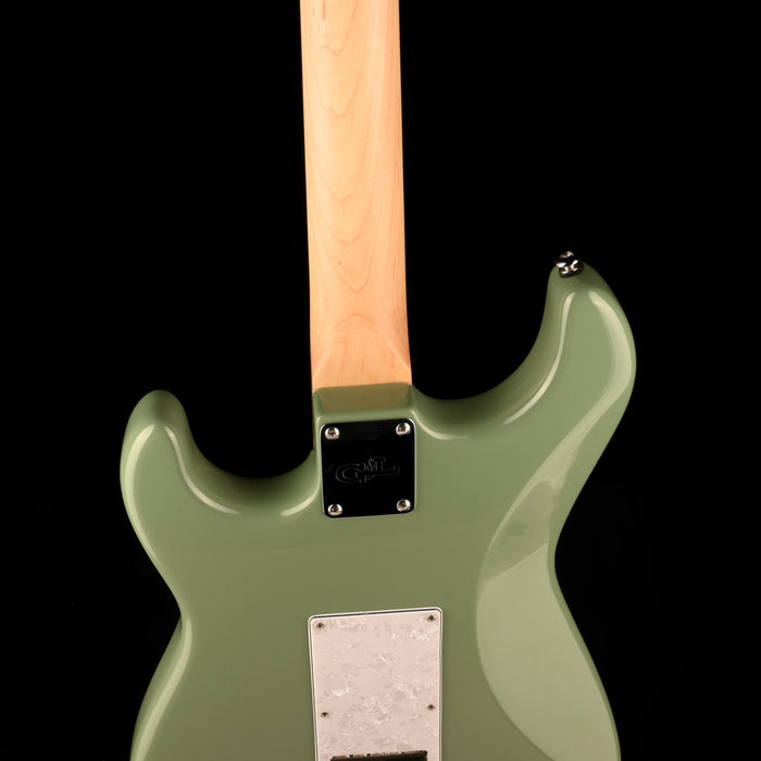Pre Owned G&L Fullerton Deluxe Legacy Matcha Green Electric Guitar With Gig Bag