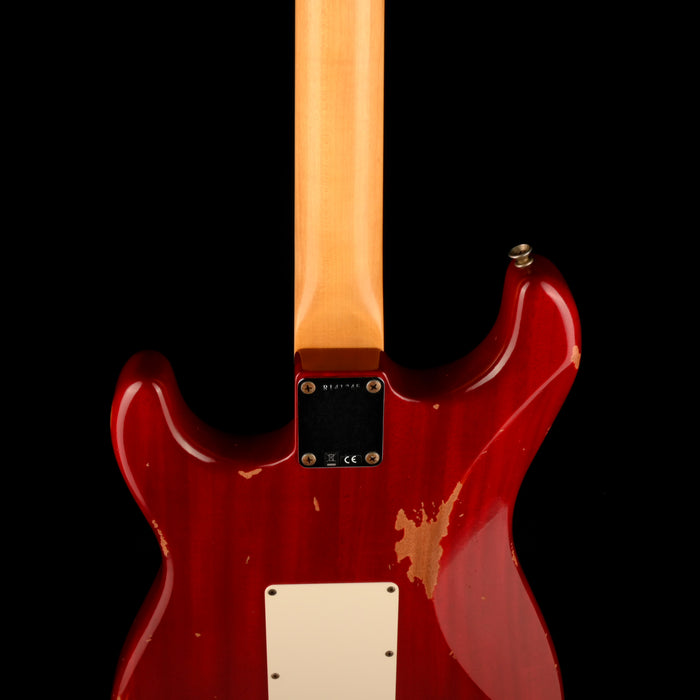 Fender Custom Shop 1963 Stratocaster Mahogany Relic Crimson Red Transparent