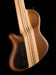 Mayones Cali4 17.5" Scale Bass Swamp Ash TEW Body 3A Eye Poplar Top Custom Color Goblinburst