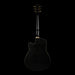 Used Ibanez AEF30E Trans Black Acoustic Electric Guitar with HSC