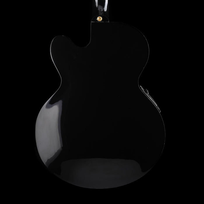 Used Gibson J-180EC Ebony Acoustic Electric Guitar With OHSC
