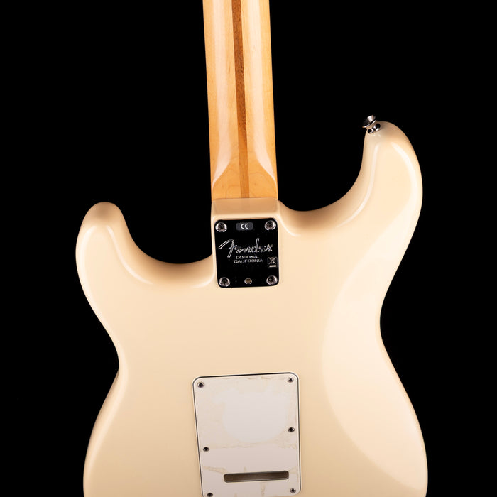 Pre Owned 2007 Fender American Standard Stratocaster Olympic White With OHSC