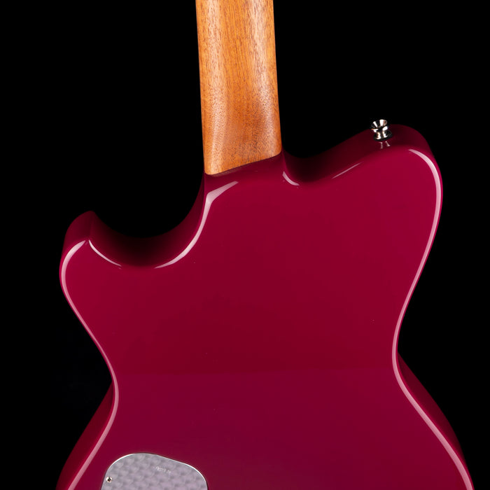 Powers Electric A-Type Hardtail Aubergine Ruby Star with Soft Case