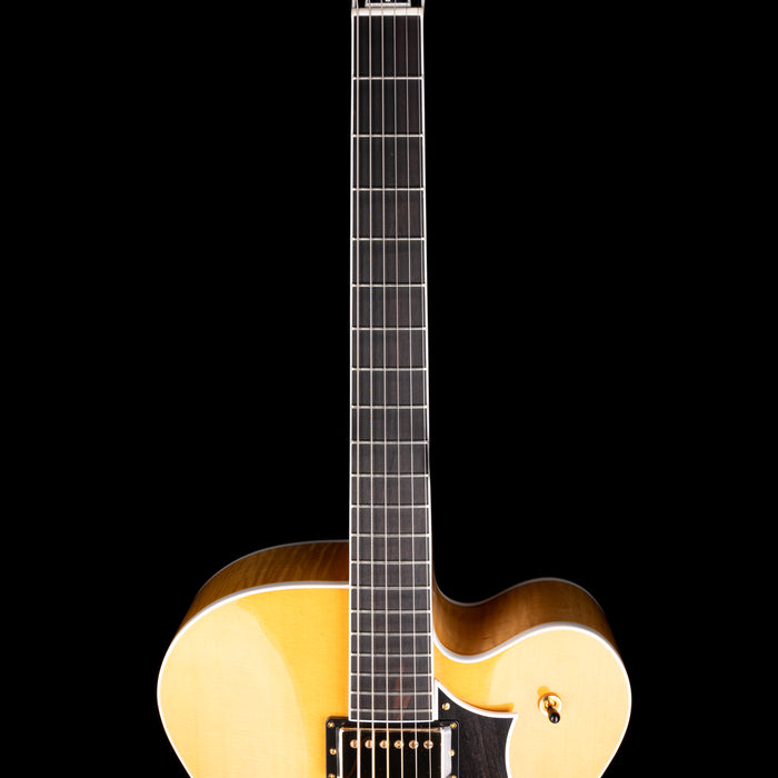 Heritage Eagle Classic Hollow Antique Natural Electric Guitar with Case
