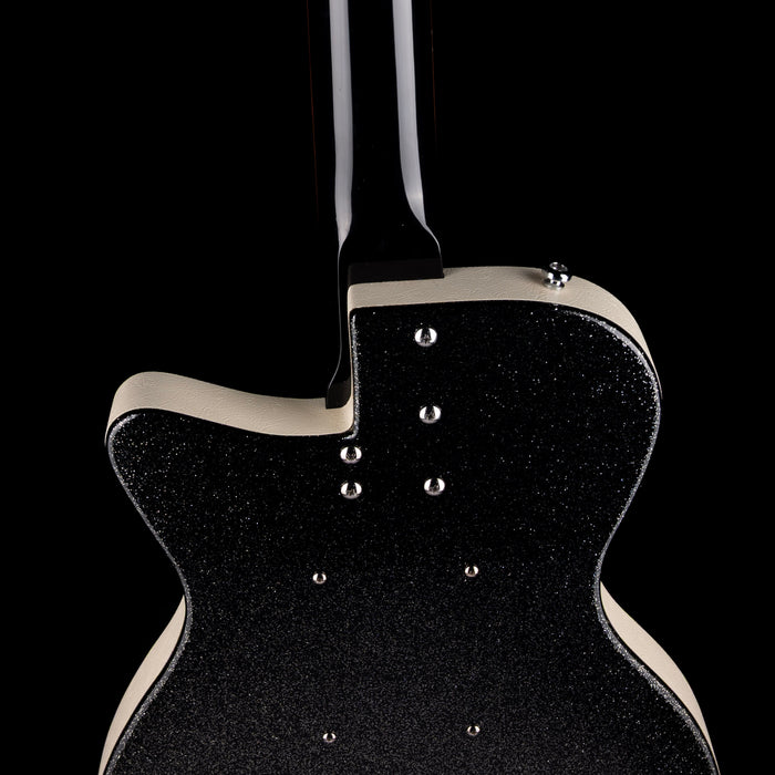 Pre Owned 1999 Danelectro ‘56 Reissue Baritone Guitar Black Metal Flake