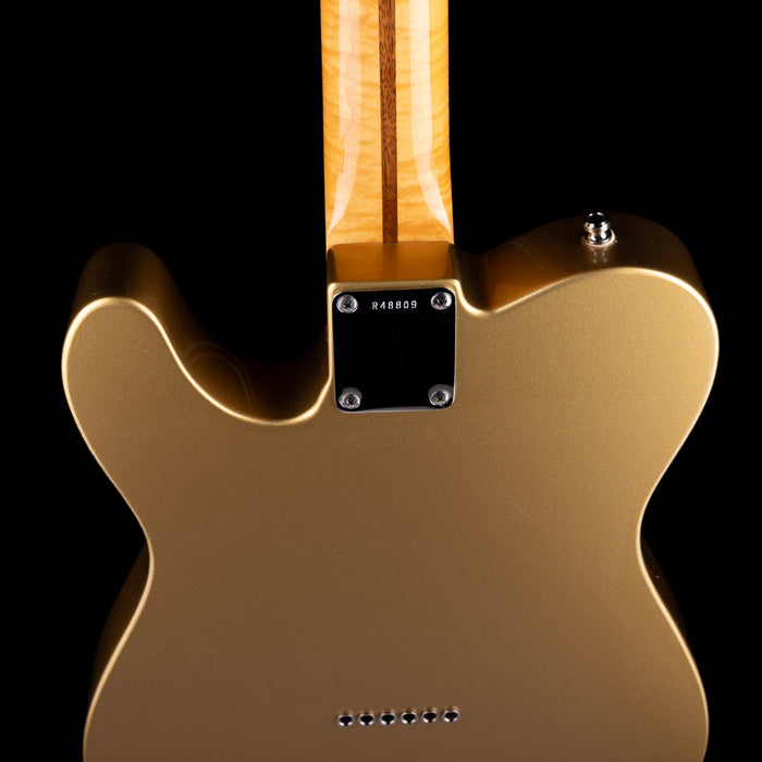 Pre Owned 2009 Fender Custom Shop Custom Deluxe Telecaster HLE Gold With OHSC