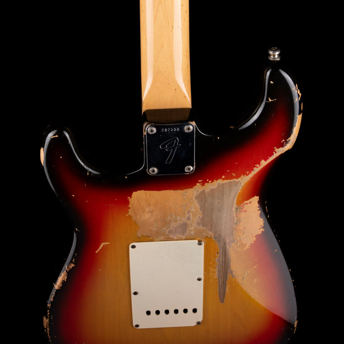 Vintage 1970 Fender Stratocaster 3-Tone Sunburst With Soft Case
