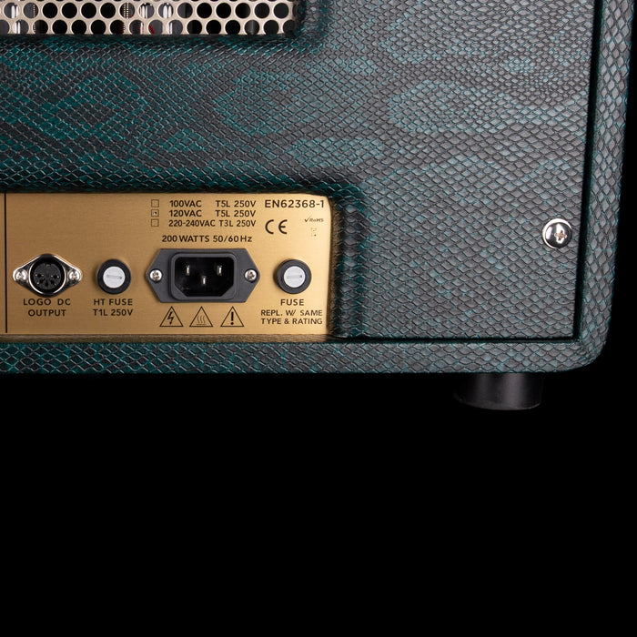 Pre-Owned Magnatone Slash SL-100 Head with 4x12 Cabinet Iridescent Green