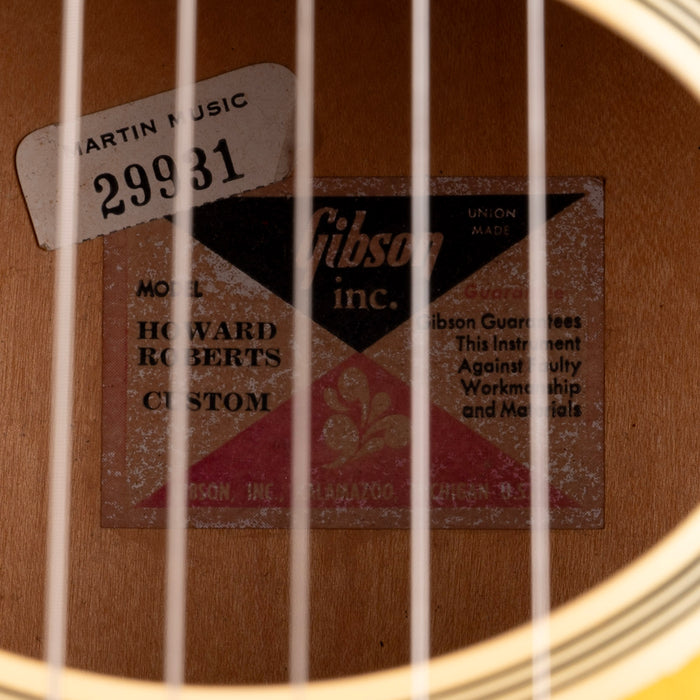 Pre-Owned 1975 Gibson Howard Roberts Custom Sunburst with OHSC