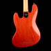 Pre-Owned 2002 Fender American Jazz Bass Sunset Orange Transparent With Gig Bag