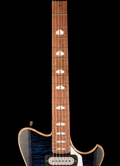 Powers Electric A-Type Select Hardtail Twilight Blue With Softshell Case