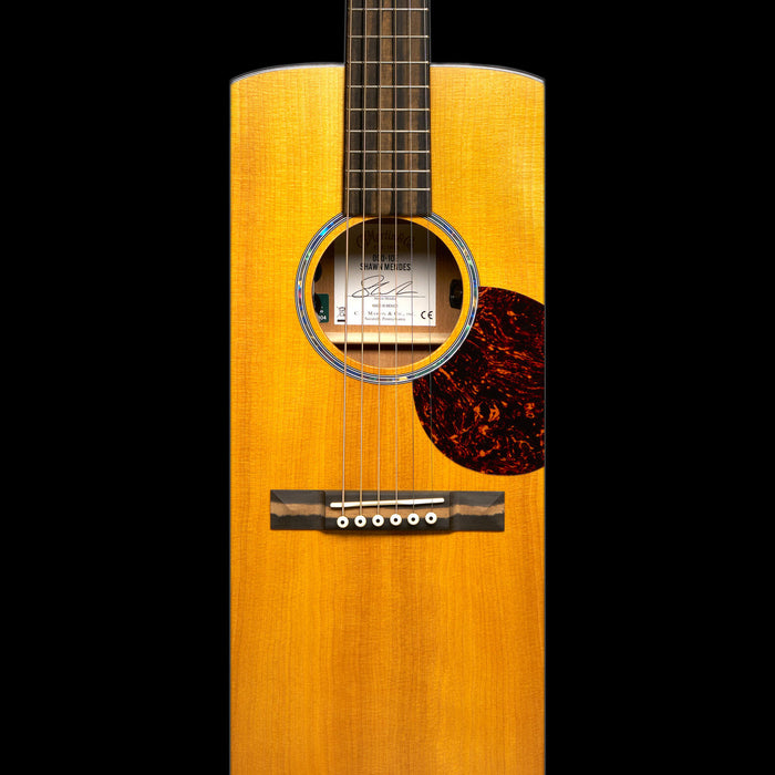Martin 000-10E Shawn Mendes Natural Acoustic Electric Guitar Closeup