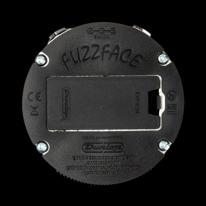 Dunlop FFM2 Germanium Fuzz Face Mini Fuzz Guitar Pedal Back