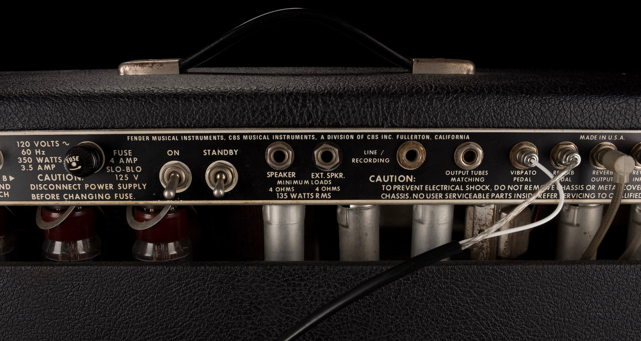 Pre Owned 1978 Fender Dual Showman Guitar Amp Head