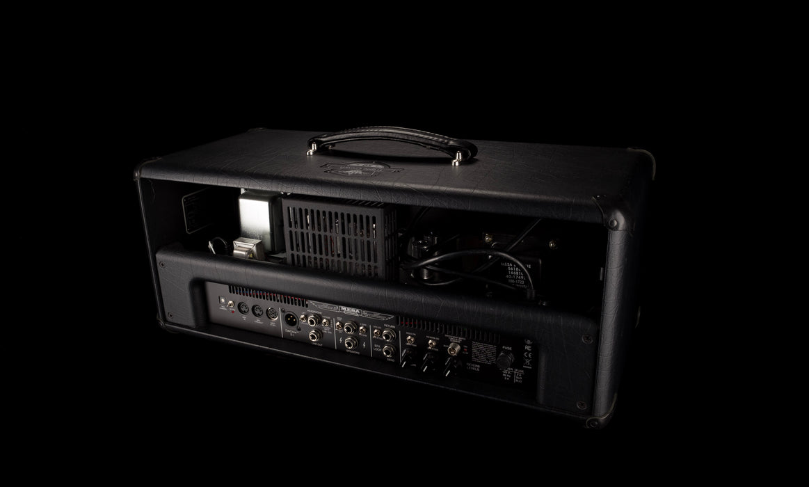 Pre Owned 2017 Mesa-Boogie Triple Crown TC-50 Black Guitar Amp Head with Footswitch and Cover
