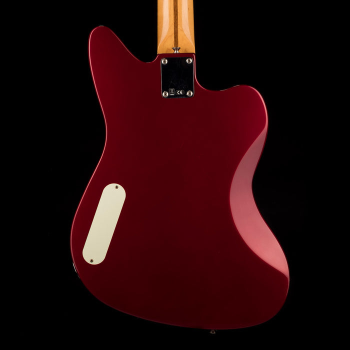 Used Fender Pawn Shop Reverse Jaguar Bass Candy Apple Red