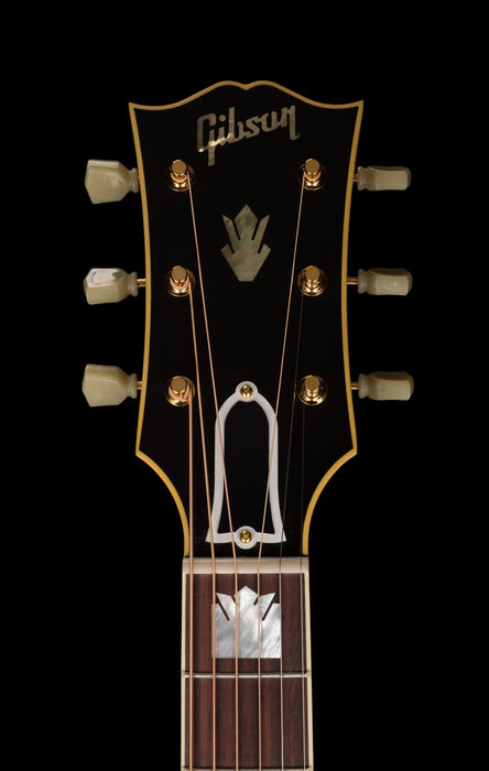 Used Gibson Custom Shop 1957 SJ-200 Vintage Sunburst Headstock