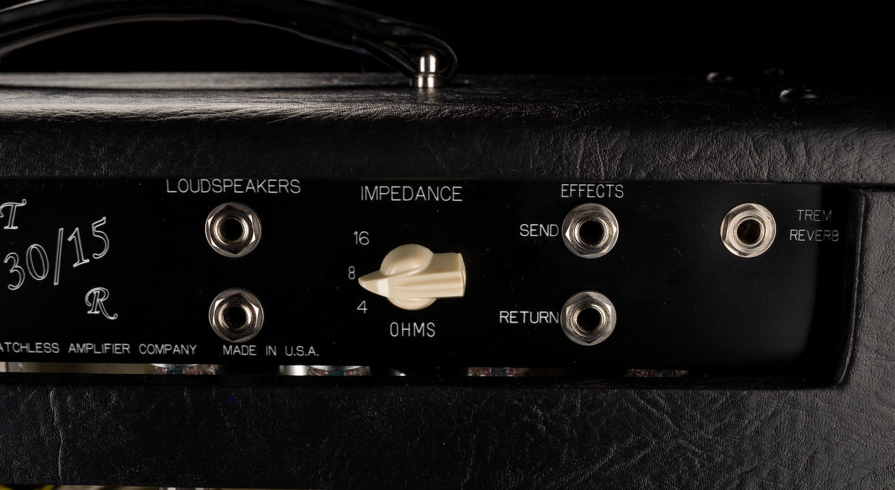 Matchless 30/15 With Reverb & Tremolo 1x12" Black Guitar Amp Combo