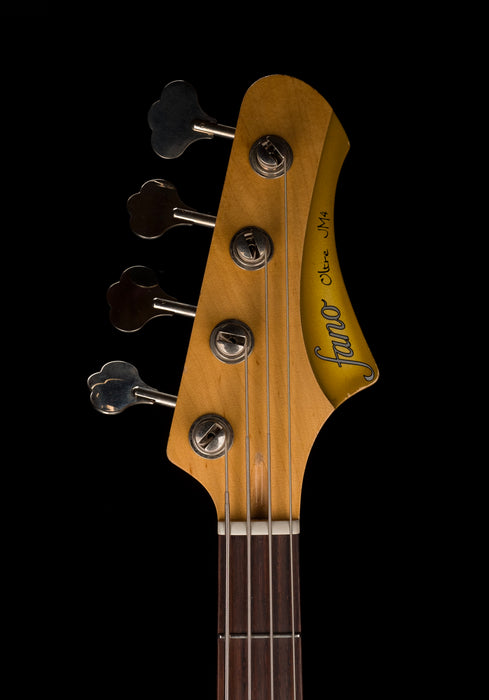 Fano Oltre Series JM4 Bass Medium Distress Antigua Burst with Gig Bag