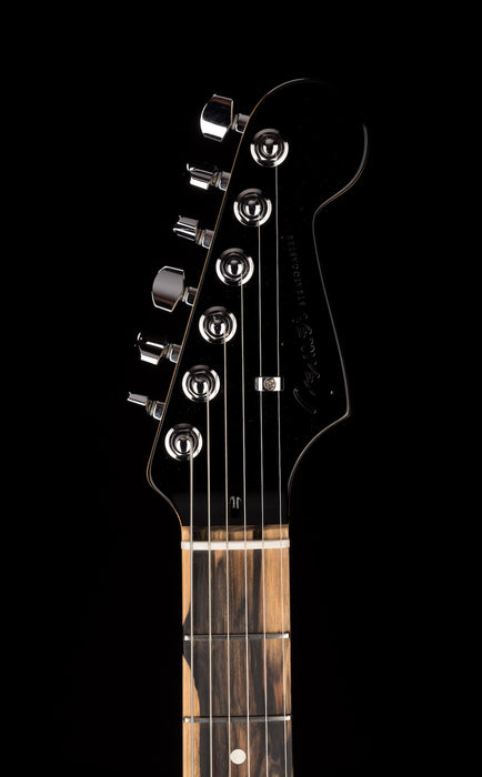 Pre Owned Fender Limited Edition American QMT Stratocaster HSS Pale Moon Trans Black With OHSC