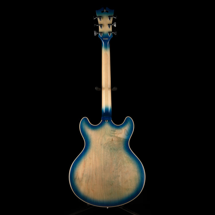 Pre Owned D'Angelico	Premier Series DC Boardwalk Semi-Hollow Blue Burst With Gig Bag