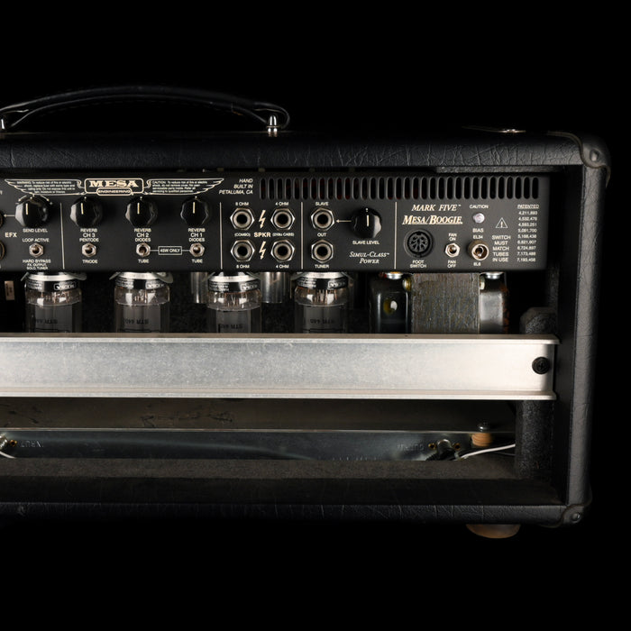 Pre Owned Mesa Boogie Mark V 90-Watt 3-channel Guitar Amp Head With 4x12" Road King Guitar Amp Cabinet