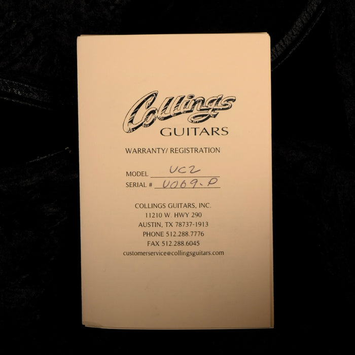 Pre Owned Collings UC2 Koa Ukulele With OHSC
