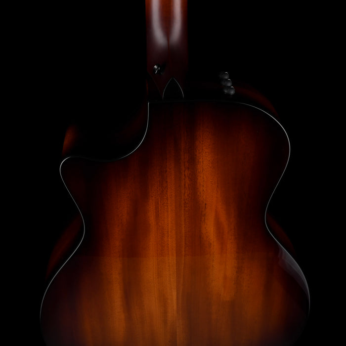 Taylor Custom Grand Auditorium C24ce Ribbon Mahogany Shaded Edgeburst - Catch # 50