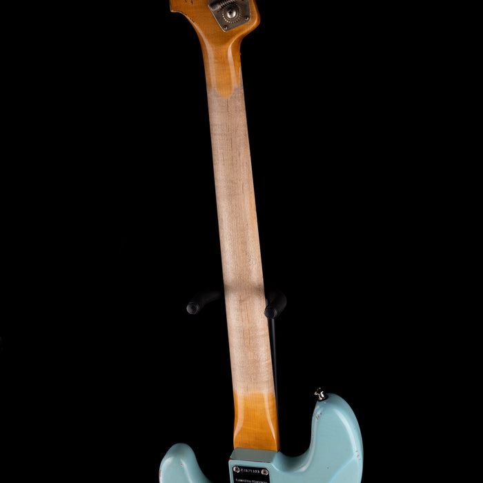 Pre Owned Fender Custom Shop ‘63 Precision Bass Heavy Relic Aged Daphne Blue With OHSC