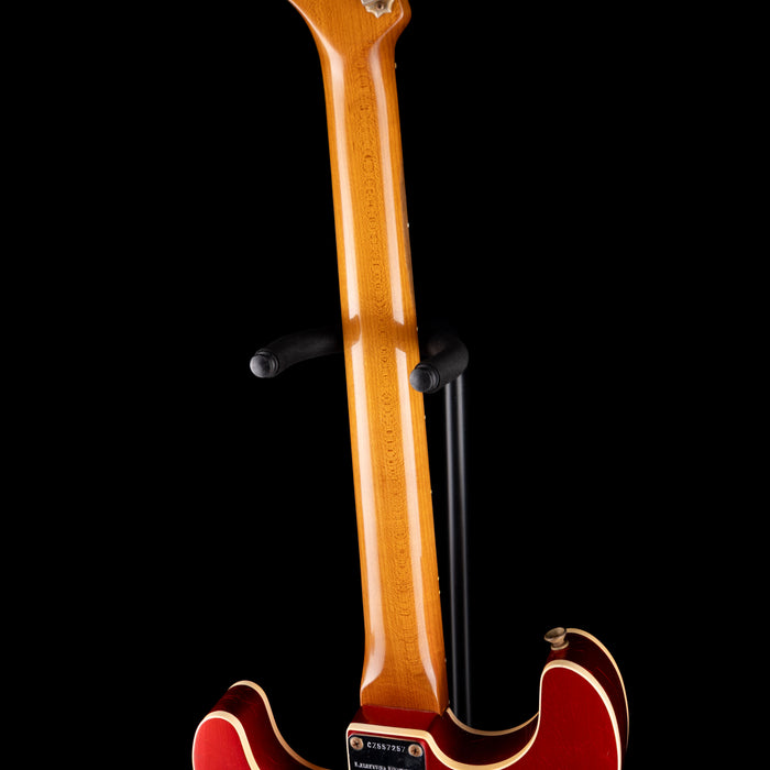 Used 2021 Fender Custom Shop Limited Edition Double-Bound Stratocaster Journeyman Relic Aged Candy Tangerine with Case