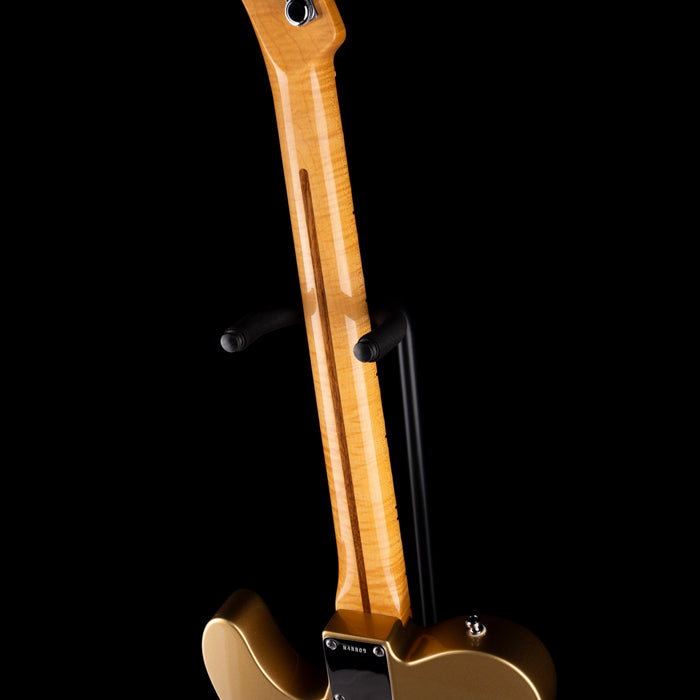 Pre Owned 2009 Fender Custom Shop Custom Deluxe Telecaster HLE Gold With OHSC
