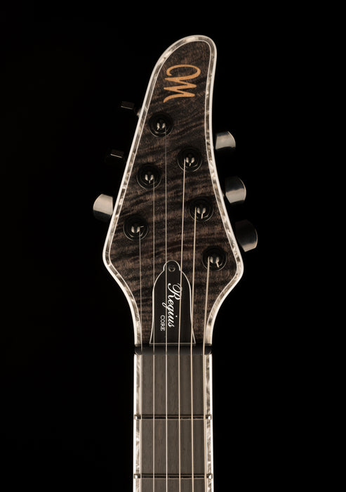 Mayones Left Handed Regius Core 6 Flame Top Gloss Trans Graphite